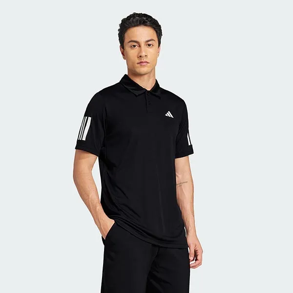 Áo Polo Nam Adidas 3 Sọc Tennis Club JG0985 Màu Đen Size XS