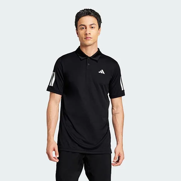 Áo Polo Nam Adidas 3 Sọc Tennis Club JG0985 Màu Đen Size XS