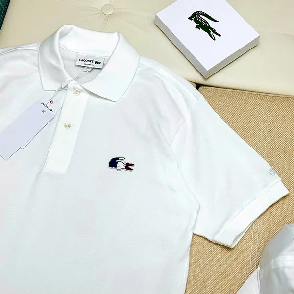 Áo Polo Nam Lacoste Classic Fit PH4583 001 Màu Trắng Size 4