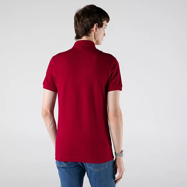 Áo Polo Nam Lacoste Men's Paris Regular Fit Stretch Piqué PH5522-00-476 Màu Đỏ Size 3