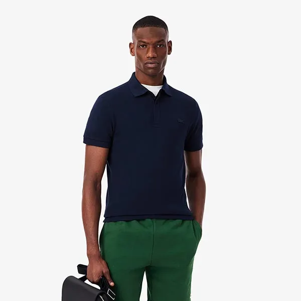 Áo Polo Nam Lacoste Regular Fit PH5522 166 Màu Xanh Navy Size 3
