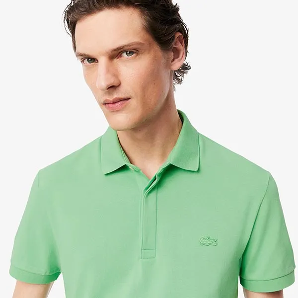 Áo Polo Nam Lacoste Regular Fit PH5522 TTF Màu Xanh Lá Size 3