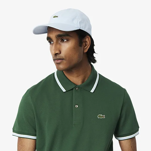 Áo Polo Nam Lacoste Regular Fit Trim Accent L.12.12 PH9875 132 Màu Xanh Lá Size 3
