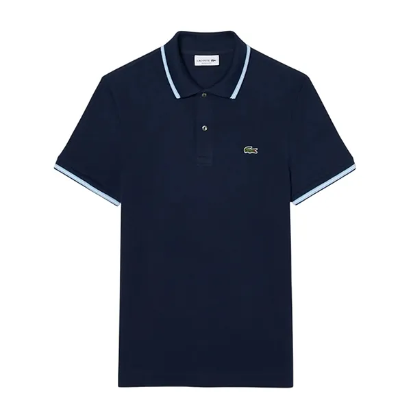 Áo Polo Nam Lacoste Regular Fit Trim Accent L.12.12 PH9875 166 Màu Xanh Navy Size 4