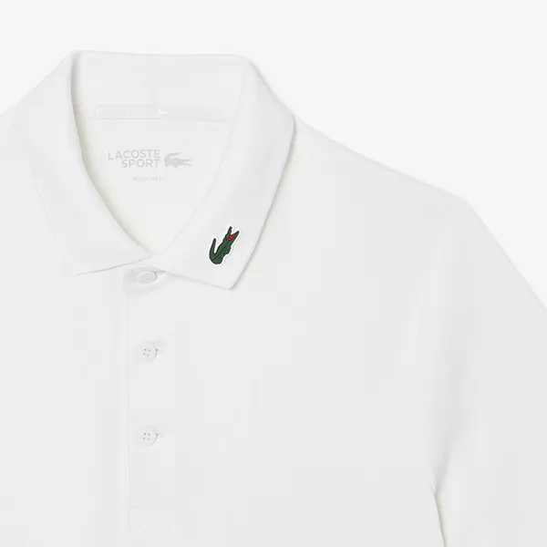 Áo Polo Nam Lacoste Regular Fit UV Protect Golf DH2341_001 Màu Trắng Size 3