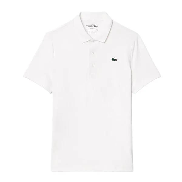 Áo Polo Nam Lacoste Regular Fit UV Protect Golf Polo Shirt DH8915 001 Màu Trắng Size 3