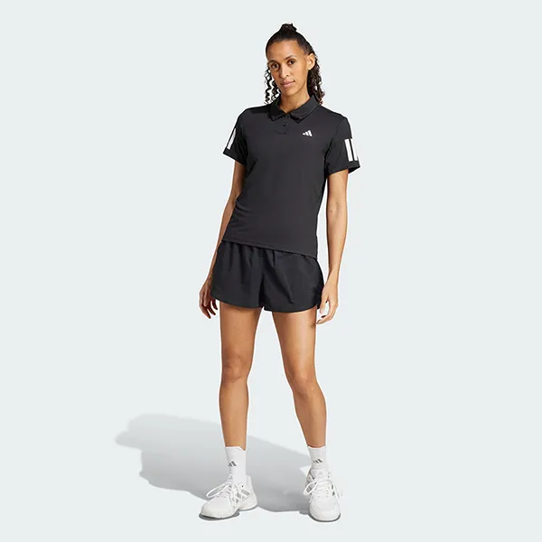 Áo Polo Nữ Adidas 3 Sọc Climacool Tennis Club JP1802 Màu Đen Size S