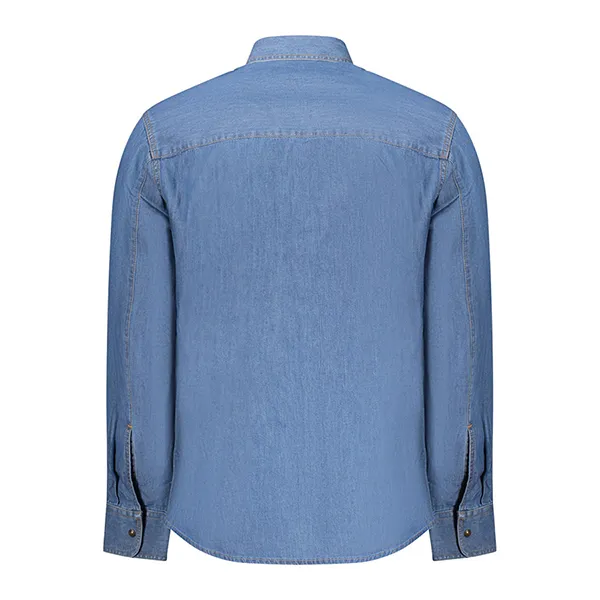 Áo Sơ Mi Nam U.S. Grand Polo AU02835POSTER_BLA2001 Màu Xanh Jean Size S