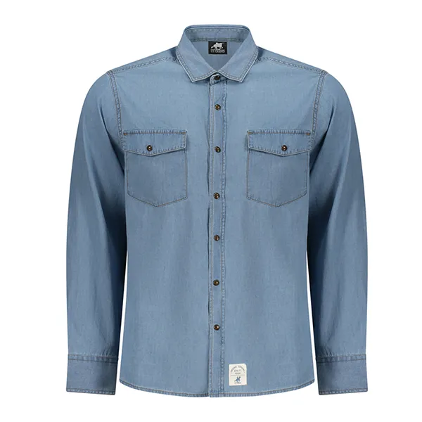 Áo Sơ Mi Nam U.S Polo Assn.Denim AU02835POSTER_AZA2000 Màu Xanh Size S