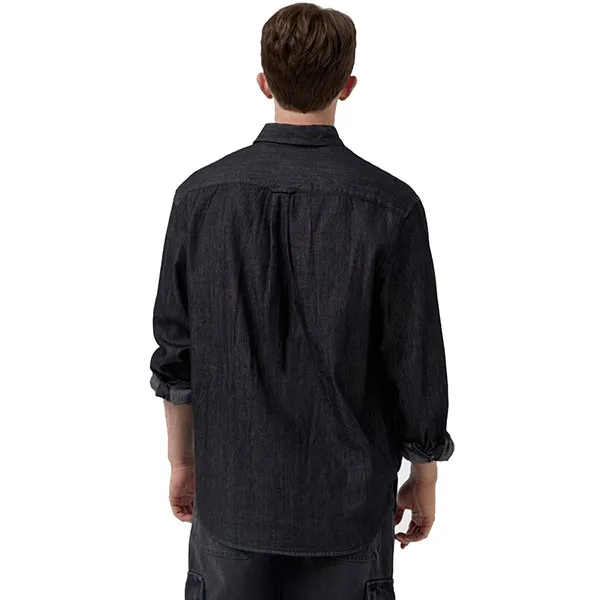 Áo Sơ Mi Nam WHOAU Steve Denim Shirts WHYJF4823U Màu Đen