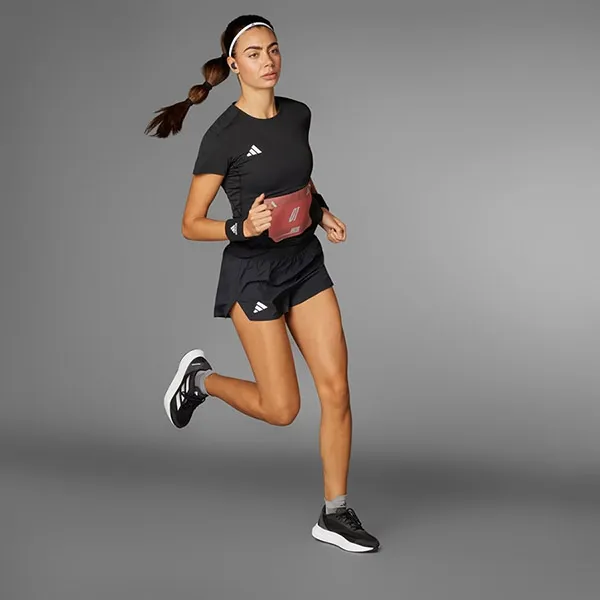 Áo Thun Chạy Bộ Nữ Adidas Adizero Essentials IN1172 Màu Đen Size L