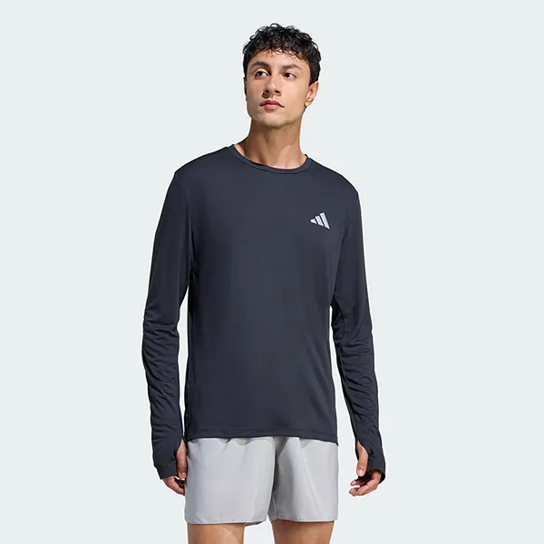 Áo Thun Dài Tay Nam Adidas Adi365 Running Essentials Longsleeve Top T-Shirt KE8424 Màu Đen Size M