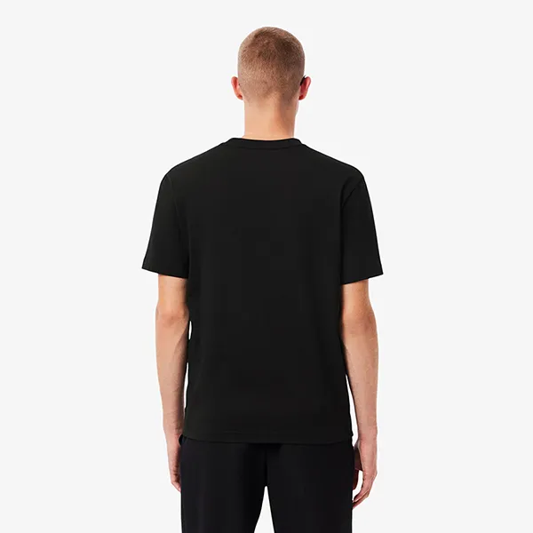 Áo Thun Nam Lacoste Men's Jersey Colorblock T-Shirt TH5890 6XH Màu Đen Size 3