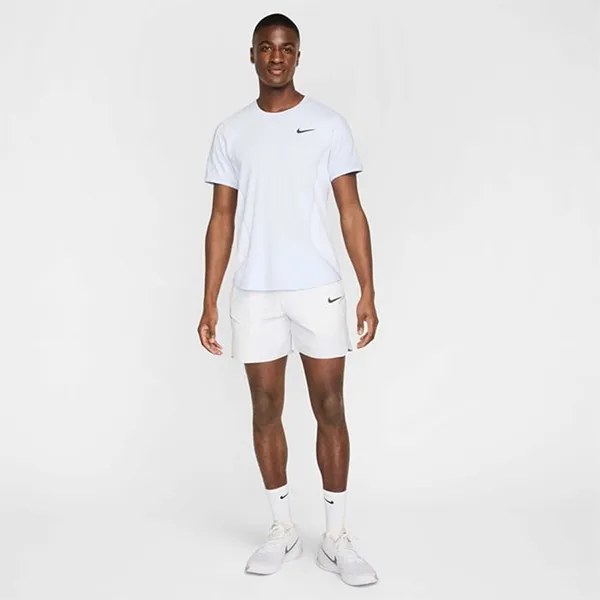 Áo Thun Nam Nike Court Slam Men's Dri Fit Tennis Top T-Shirt FZ6857-085 Màu Trắng Size S