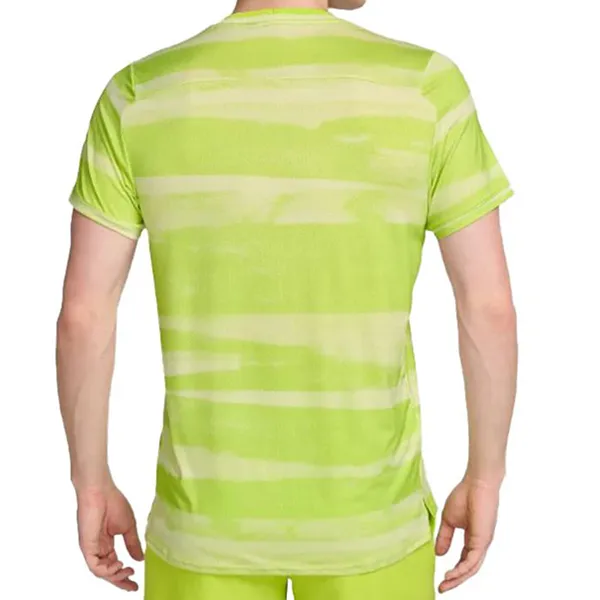 Áo Thun Nam Nike Men's Court DF ADV Printed Top FQ2088-751 Màu Xanh Lá Mạ Size S