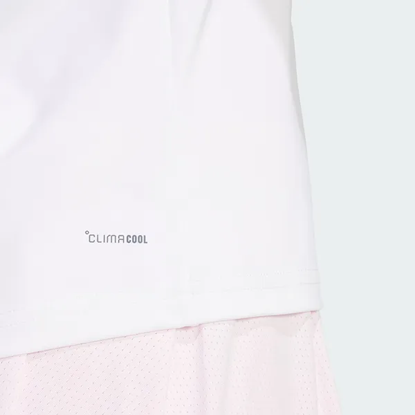 Áo Thun Nữ Adidas 3 Sọc Tennis Club Climacool JN7094 Màu Trắng Size M