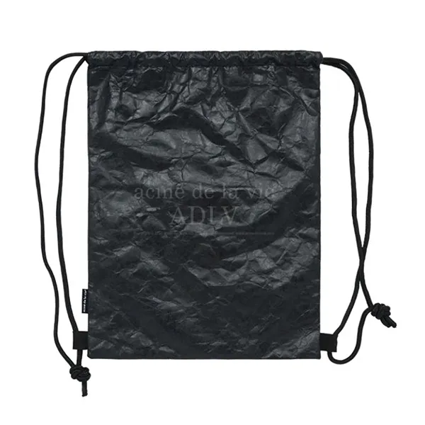 Balo Acmé De La Vie Gift Tyvek Gym Sack Màu Đen Họa Tiết