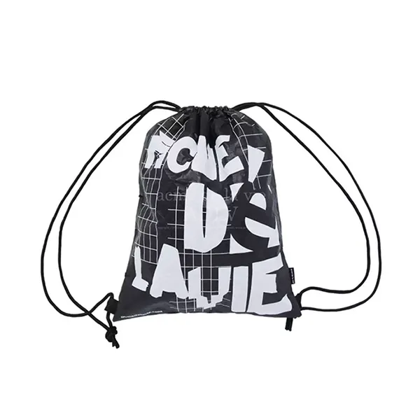 Balo Acmé De La Vie Gift Tyvek Gym Sack Màu Đen Họa Tiết