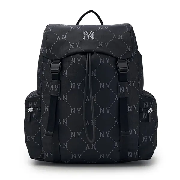 Balo MLB Diamond Monogram Sportive Backpack New York Yankees 3ABKM035N 50BKS Black Màu Đen