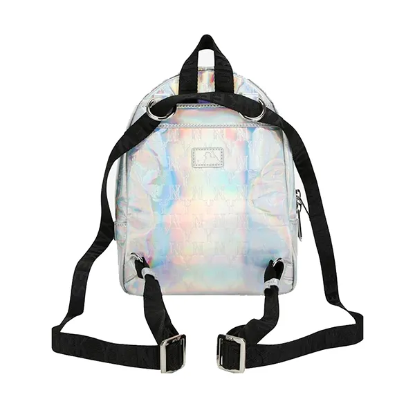 Balo MLB Holo Monogram Mini Backpack New York Yankees 32BG04011-50M Màu Trắng Xà Cừ