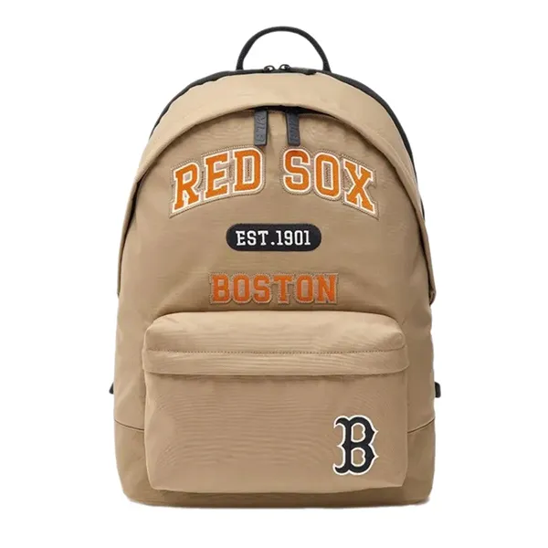 Balo MLB Rectangular Varsity Nylon Backpack 3ABKM024N 43BGD Màu Be