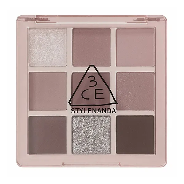 Bảng Phấn Mắt 3CE Mood Recipe Multi Eye Color Palette Tone A Shy Ash