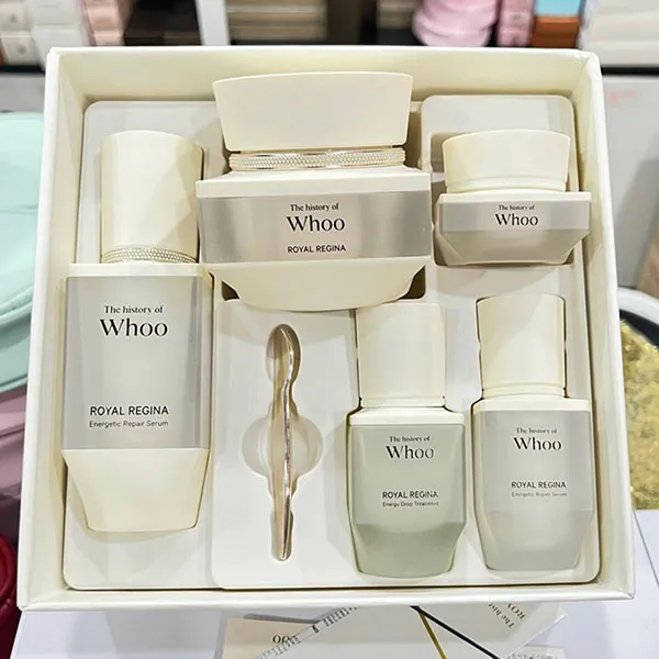 Bộ Dưỡng Phục Hồi Da Whoo Royal Regina Energetic Repair 5 Món