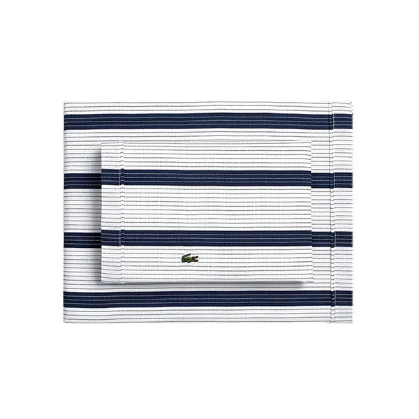 Bộ Ga Trải Giường Lacoste Bedsheets 2000009801 Archive 200-Thread Count Cotton Set 4 Món