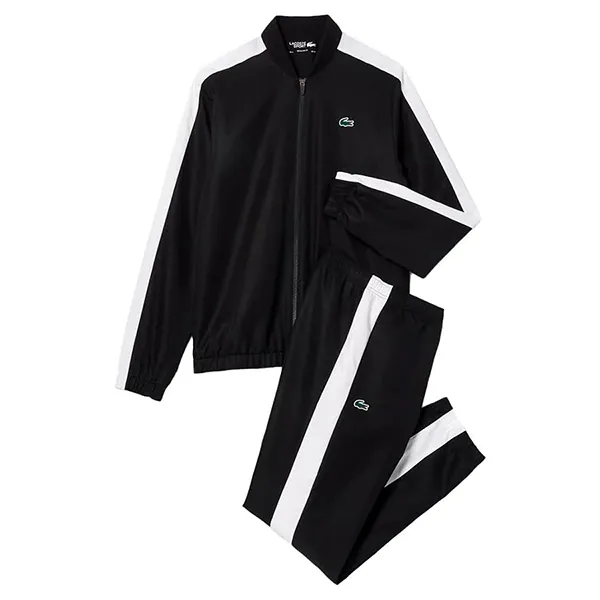 Bộ Quần Áo Lacoste Tennis Colorblock Traininganzug Herren WH8334 Màu Đen Size 2