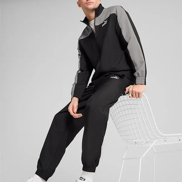 Bộ Quần Áo Nam Puma Nightwear 684856 Màu Đen Xám Size M