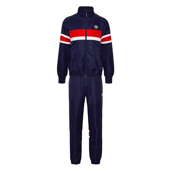Bộ Quần Áo Nam Sergio Tacchini Board Tracksuit Survetement Dark Blue 38836 Màu Xanh Blue Size XS