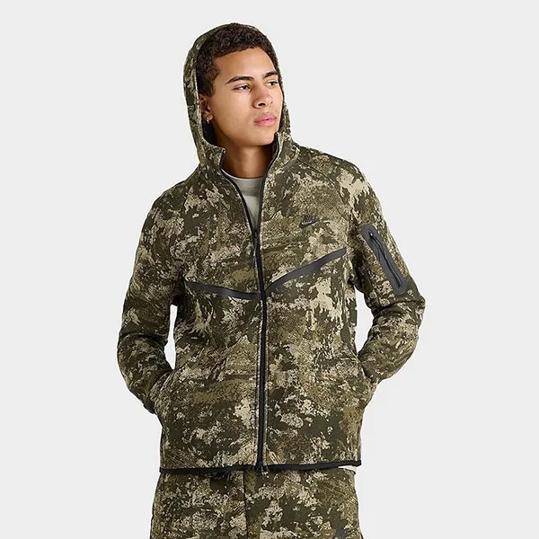 Bộ Quần Áo Nỉ Nam Nike Sportswear Tech Fleece HV5055-276 / HV5053-276 Màu Xanh Olive Size S