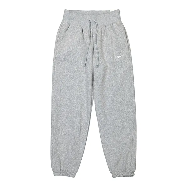 Bộ Quần Áo Nỉ Nữ Nike Sportswear DQ5734-063 / DQ5888-063 Màu Xám Size M (Form Á)
