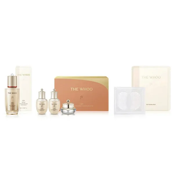 Bộ Sản Phẩm Hỗ Trợ Trẻ Hóa Da Whoo Bichup Ultimate Recovery Youth Serum Set 5 Món