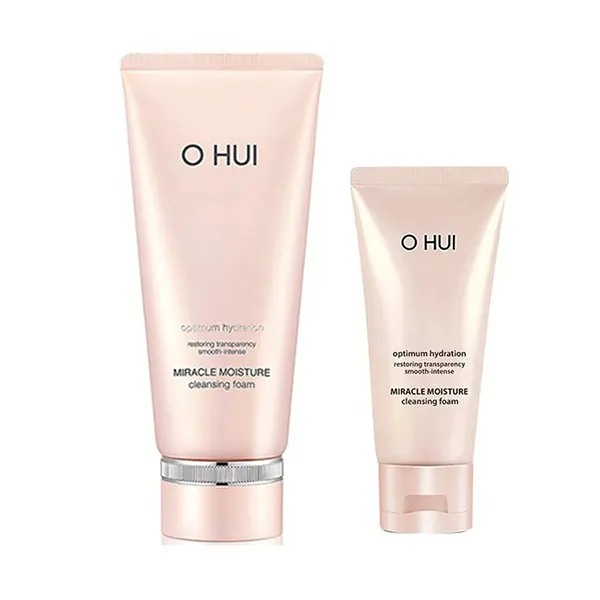 Bộ Sữa Rửa Mặt Ohui Miracle Moisture Cleansing Foam Set (200ml + 100ml)