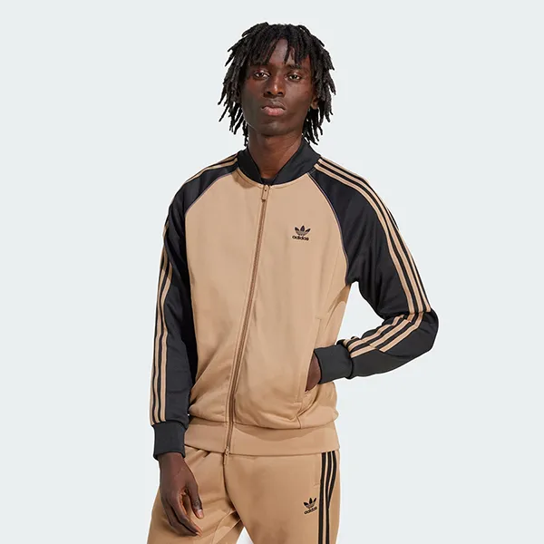 Bộ Thể Thao Nam Adidas Adicolor Classics SST Track Pants JY1292 + JY1287 Màu Đen Be Size S