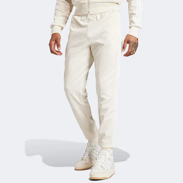 Bộ Thể Thao Nam Adidas IR9864 / IR9878 Màu Trắng Kem Size S