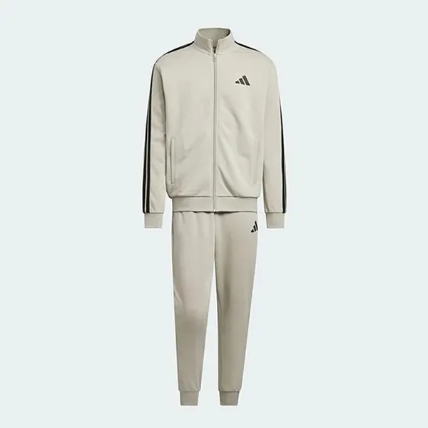 Bộ Thể Thao Nam Adidas Tracksuit Sesame JZ0112 Màu Be Size L