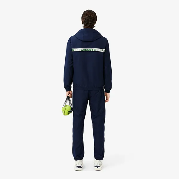 Bộ Thể Thao Nam Lacoste Men Logo Stripe Tennis Tracksuit Blue WH4757 - 166 Màu Xanh Navy Size 3