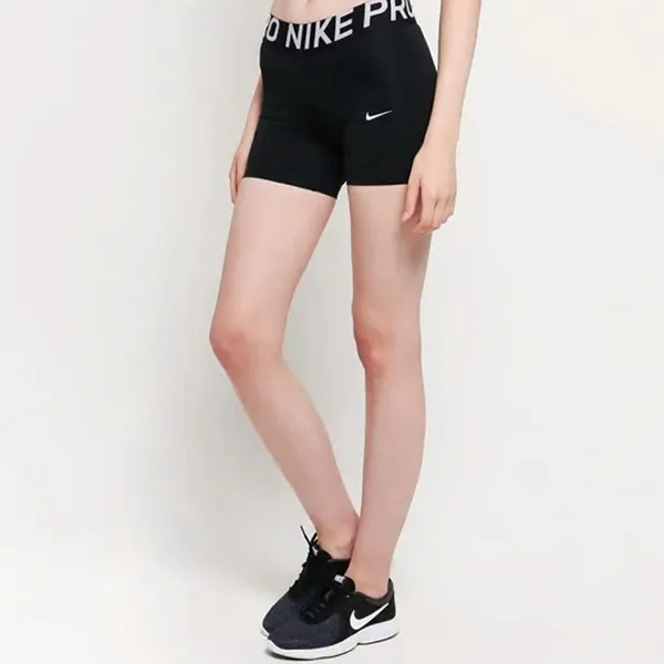 Bộ Thể Thao Nữ Nike Celana Pendek Wanita Pro 5 Black FV6527-010/ AO9976-010 Màu Đen Size S