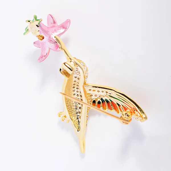 Cài Áo Nữ Meri Bloom Hummingbird BR967 Phối Màu