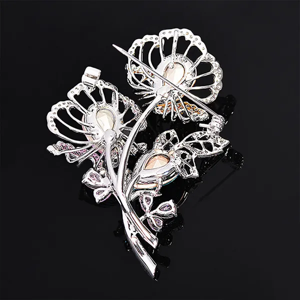 Cài Áo Nữ Meri Colorful Blossom BR966 Phối Màu