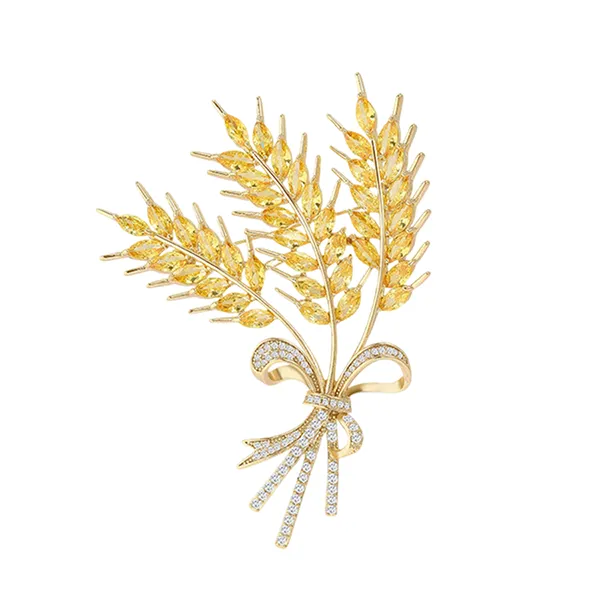 Cài Áo Nữ Meri Golden Harvest BR956 Màu Vàng Gold