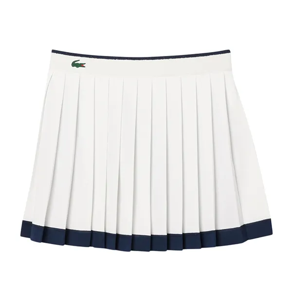 Chân Váy Nữ Lacoste Women's Ultra Dry Tennis Heritage Stretch Skirt JF8576 HIF Màu Trắng Size 34