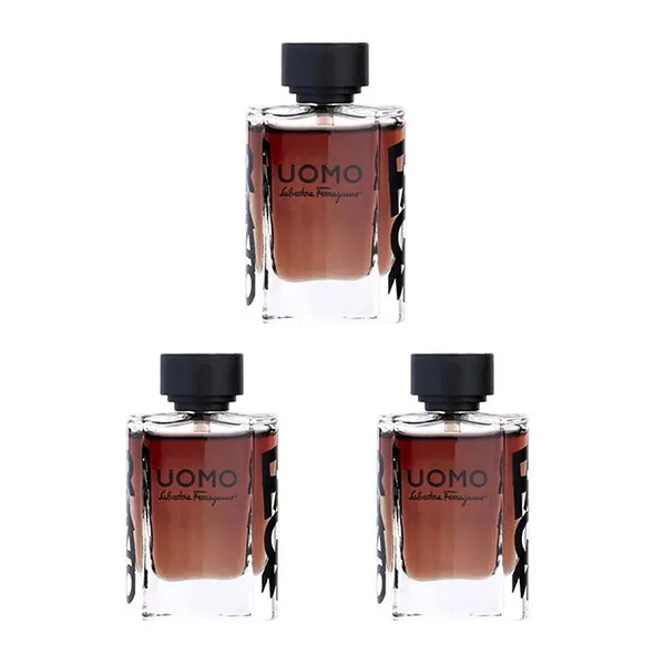 Combo Nước Hoa Nam Salvatore Ferragamo Uomo EDT 5ml x 3 - Hương Gỗ Phương Đông Quyến Rũ, Lịch Lãm Dành Cho Phái Mạnh