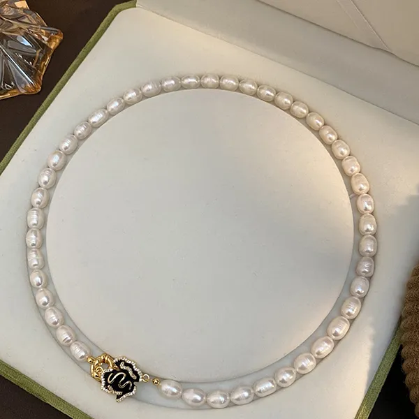 Dây Chuyền Nữ Jessica Pearl Night Bloom JN8 Màu Trắng Ngà