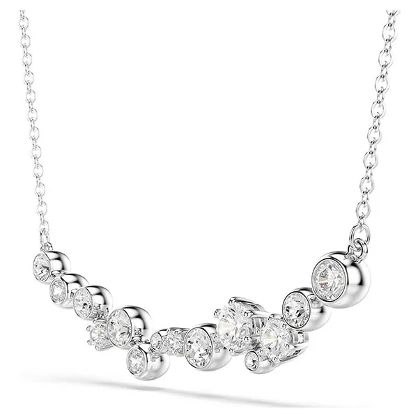 Dây Chuyền Nữ Swarovski Constella Necklace Mixed Cuts, White, Rhodium Plated 5722473 Màu Bạc