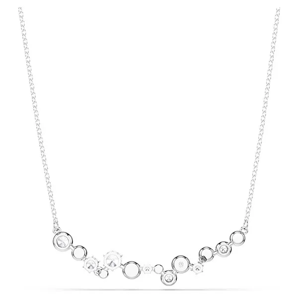 Dây Chuyền Nữ Swarovski Constella Necklace Mixed Cuts, White, Rhodium Plated 5722473 Màu Bạc