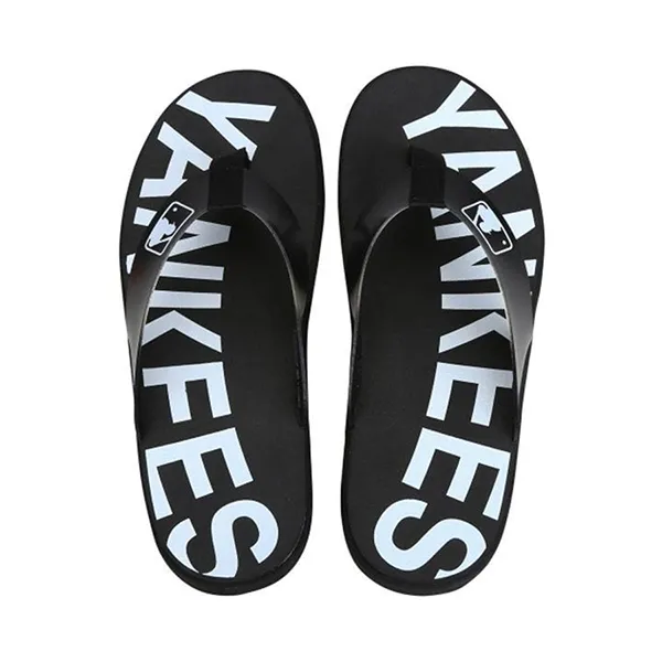 Dép MLB Flip-Flops Yankess Black 32SHS2911-50L Màu Đen Size 230