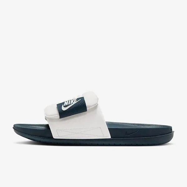 Dép Nam Nike Offcourt Adjust DQ9624-101 Màu Trắng Phối Xanh Size 10